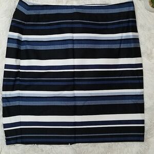 Banana Republic blue striped skirt